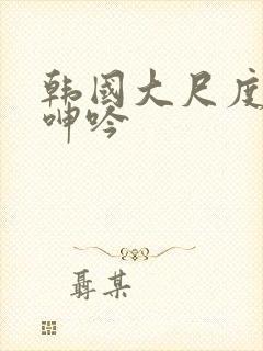 韩国大尺度床戏呻吟