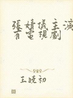 张婧仪主演的所有电视剧