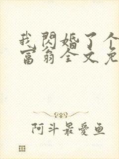 我闪婚了个亿万富翁全文免费阅读