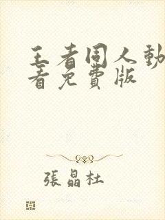 王者同人动漫观看免费版