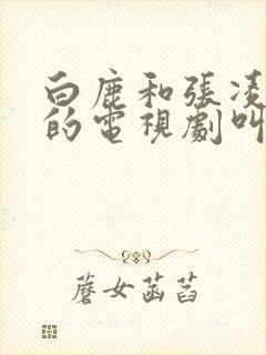 白鹿和张凌赫演的电视剧叫什么