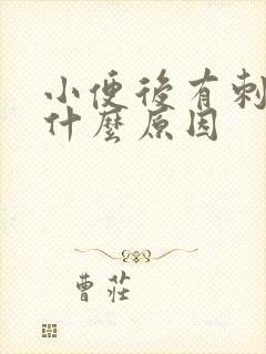 小便后有刺痛感什么原因