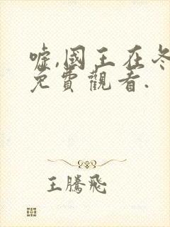 嘘,国王在冬眠免费观看.