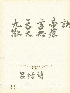 九天玄帝诀小说傲天无痕