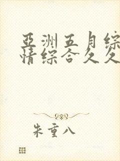 亚洲五月综合激情综合久久