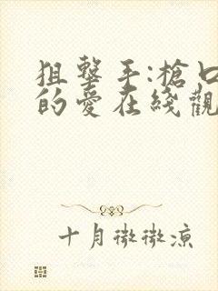 狙击手:枪口下的爱在线观看封面