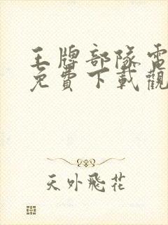 王牌部队电视剧免费下载观看