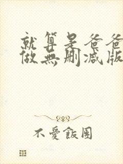 就算是爸爸也想做无删减版封面