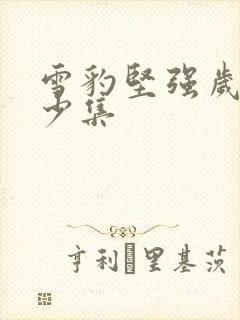 雪豹坚强岁月多少集