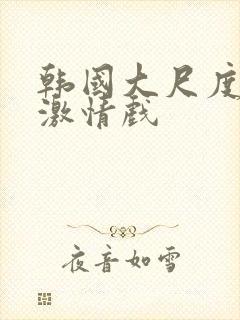 韩国大尺度床戏激情戏