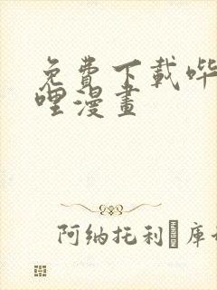 免费下载哔哩哔哩漫画