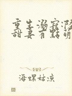 重生溺宠:陆少甜妻有点萌