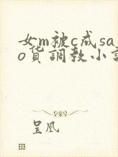 女m被c成sao货调教小说封面