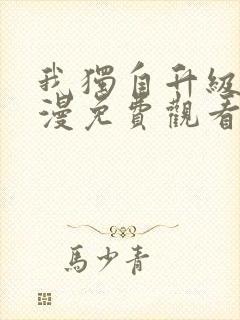 我独自升级 动漫免费观看