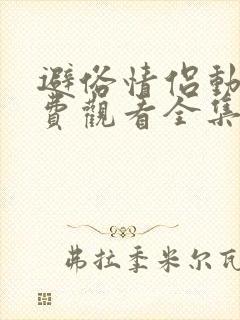 避俗情侣动漫免费观看全集封面