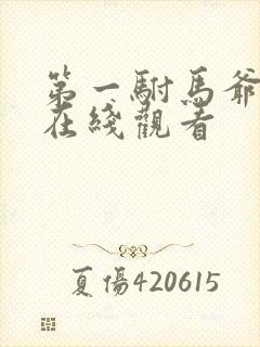 第一驸马爷全集在线观看