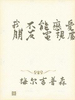 我不能恋爱的女朋友 电视剧封面