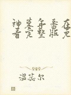 神墓年番在线观看完整版免费观看