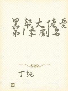 黑帮大佬爱上我第1季剧名封面