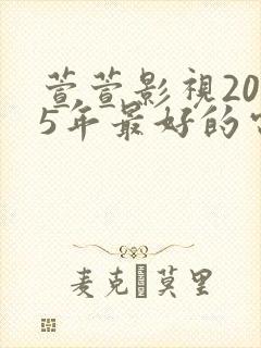 萱萱影视2025年最好的电视剧