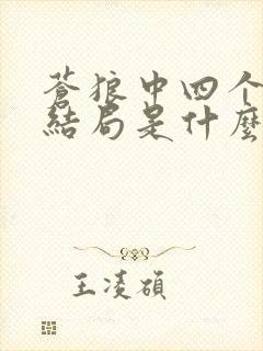 苍狼中四个女人结局是什么