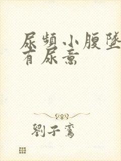 尿频小腹坠胀总有尿意