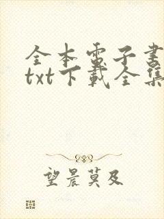 全本电子书免费txt下载全集封面