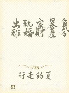 出轨家暴负资产离婚财产分割