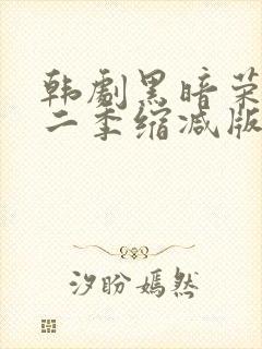 韩剧黑暗荣耀第二季缩减版