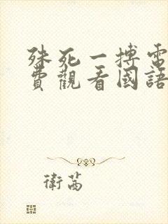 殊死一搏电影免费观看国语封面