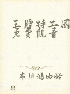 王牌特工国语版免费观看封面