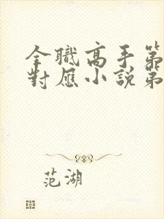 全职高手第二季对应小说第几章封面