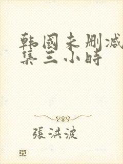 韩国未删减版合集三小时