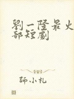 刘一隆最火的十部短剧