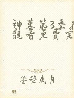 神墓第3季在线观看免费完整版