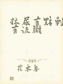 拉尿有点刺痛还有流胧