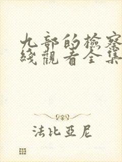 九部的检察官在线观看全集免费封面