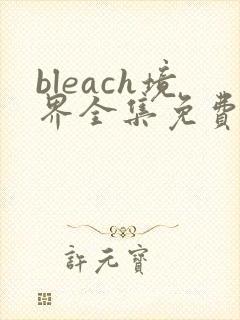 bleach境界全集免费完整版