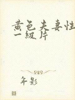 黄色夫妻性生活一级片