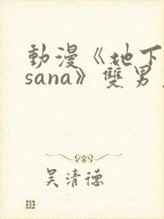 动漫《地下偶像sana》双男主