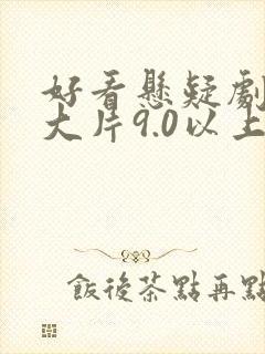 好看悬疑剧推荐大片9.0以上评分