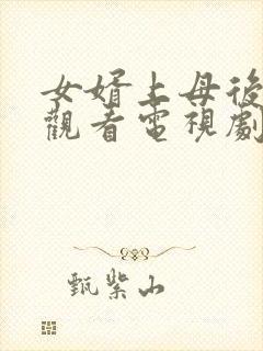 女婿上母后免费观看电视剧一共多少