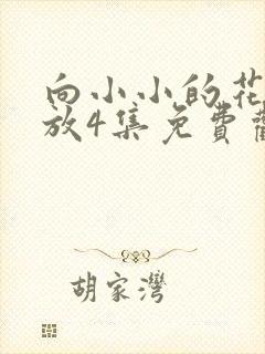 向小小的花蕾绽放4集免费观看封面