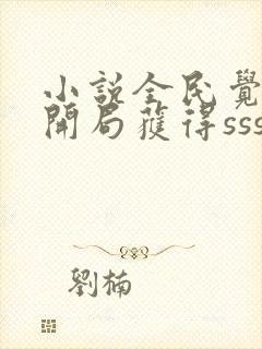 小说全民觉醒:开局获得sss级天赋txt