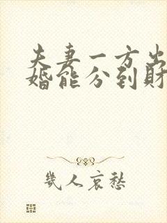 夫妻一方出轨离婚能分到财产吗