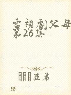 电视剧父母爱情第26集