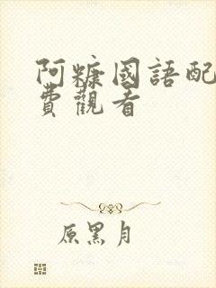 阿糠国语配音免费观看封面