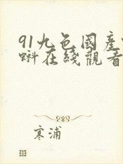 91九色国产蝌蚪在线观看