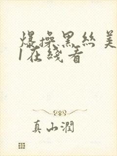 爆操黑丝美女91在线看