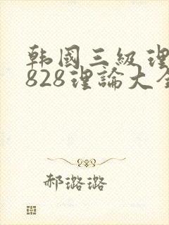 韩国三级理伦2828理论大全封面